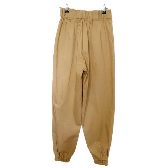 Nwt I AM GIA TAN KHAKI COBAIN CARGO HIGH WAISTED PUFFY PANTS - XS - Picture 2 of 10